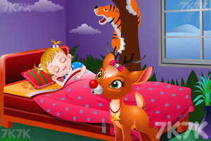 《可爱宝贝照顾小驯鹿》游戏画面2