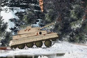 机甲坦克雪地出击