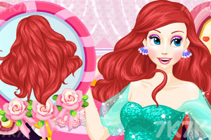 《人鱼公主的婚礼发型》游戏画面1