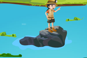 《鳄鱼池逃生》游戏画面1