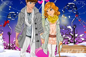 《雪中的情侣》游戏画面1