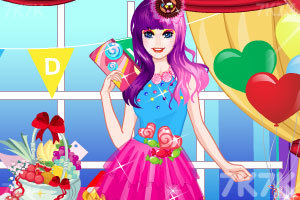 《糖果女孩的派对》游戏画面2