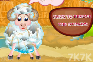《照顾可爱小羊》游戏画面2