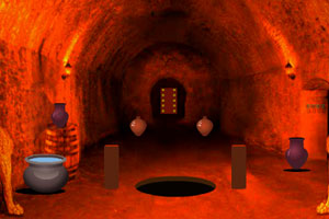 《逃离红色洞穴》游戏画面1