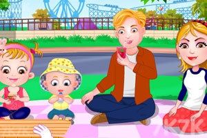 《可爱宝贝的家庭野餐》游戏画面3