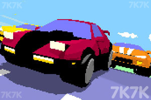 《3D复古赛车》游戏画面1