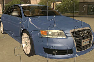 《奥迪A6汽车拼图》游戏画面1