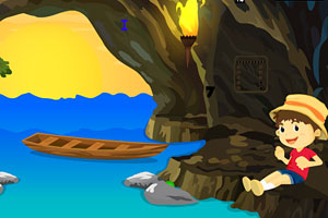 《地下河洞穴逃脱》游戏画面1