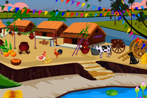 《营救农民小牛》游戏画面1