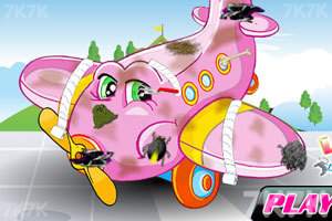《清洗粉色的小飞机》游戏画面2