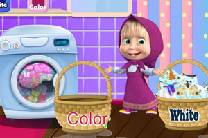 《玛莎爱洗衣》游戏画面1