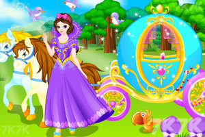 《公主清洗马车》游戏画面1