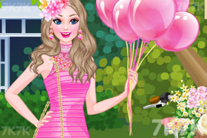 《漂亮的粉色女孩》游戏画面2
