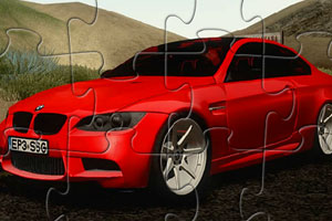 《宝马M3汽车拼图》游戏画面1