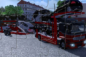 《运输卡车拼图》游戏画面1