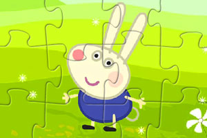 《可爱小兔拼图》游戏画面1
