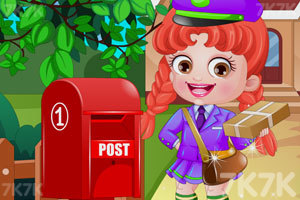 《可爱宝贝邮递员装扮》游戏画面3