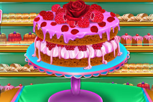 玫瑰海绵蛋糕