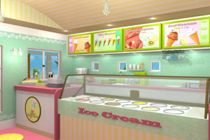 《逃出可爱冰淇淋商店》游戏画面1