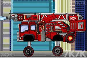 《组装机械变形消防车》游戏画面3