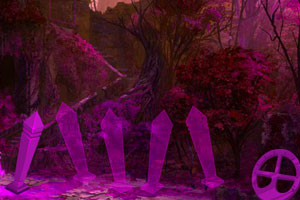 逃离迷幻紫色森林