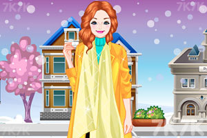 《美女的冬日时尚》游戏画面2