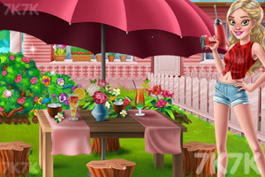 《女孩改造花园》游戏画面1