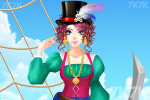 《美女的海盗装扮》游戏画面2