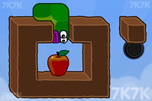 《爱吃的苹果虫》游戏画面2