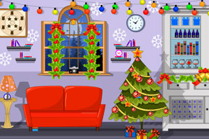 《圣诞房子逃脱》游戏画面1