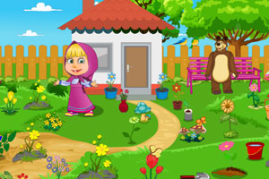 《玛莎装饰花园》游戏画面1