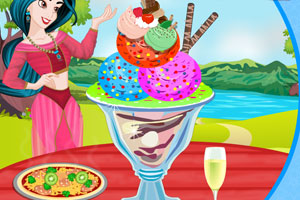 《茉莉制作冰淇淋》游戏画面1