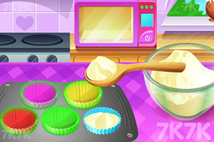 《彩色纸杯蛋糕》游戏画面3