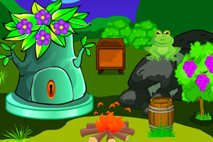 《绿色青蛙逃脱》游戏画面1