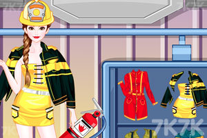 《可爱的女消防员》游戏画面3