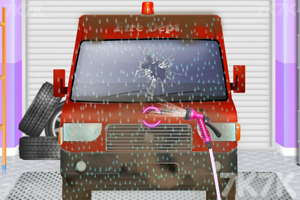 《清洗警用车》游戏画面3