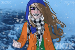 《冬季女孩的装扮》游戏画面2