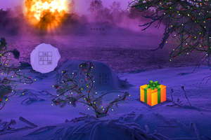 《逃离夜光圣诞森林》游戏画面1