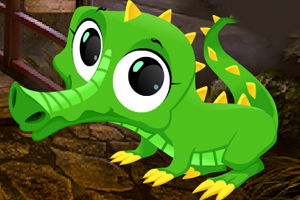 《救援绿色鳄鱼》游戏画面1