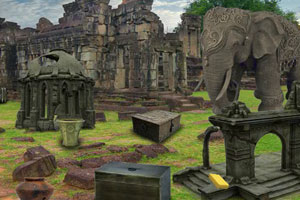 《柬埔寨寺庙寻宝逃脱》游戏画面1