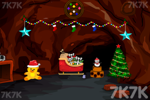 《圣诞老人洞穴逃脱》游戏画面2