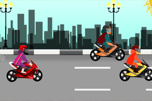 《极速摩托车手》游戏画面1