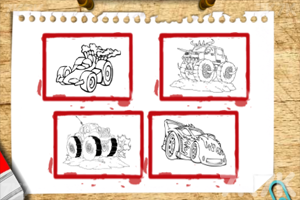 《玩具汽车图画册》游戏画面2
