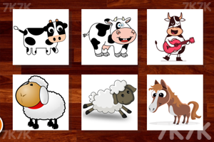 《农场动物拼图》游戏画面2