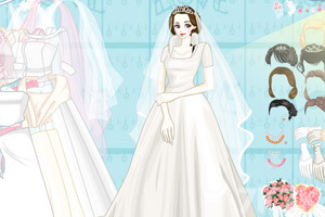 《美丽新娘换装》游戏画面2
