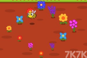 《小蜜蜂采花蜜》游戏画面1