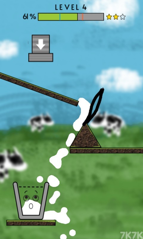 《牛奶装满水杯》游戏画面3