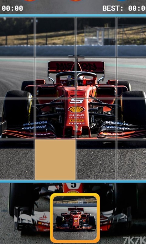 《F1赛车拼图》游戏画面4