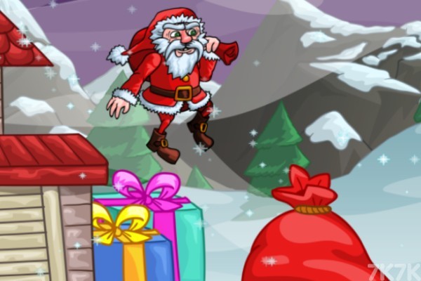 《冒险的圣诞老人》游戏画面1