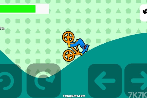 《小蓝人自行车挑战》游戏画面2
